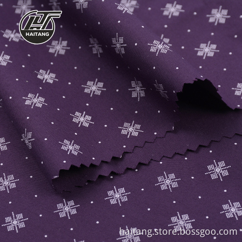 Woven Fabric Printing Microfiber fabric Printed Shirt Fabric